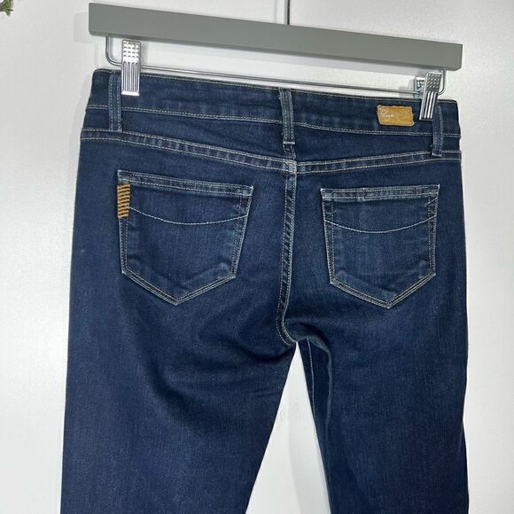 Paige Laurel Canyon Womens Denim Jeans Wide Leg Flared Blue Wash Size 26 - Picture 10 of 11